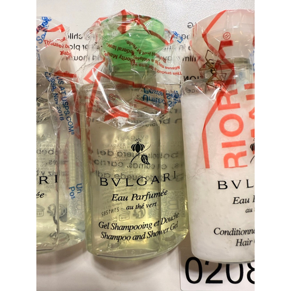 Bvlgari Eau Parfumee au the blanc Shampoo & Conditioner Set Travel Size - Picture 3 of 4